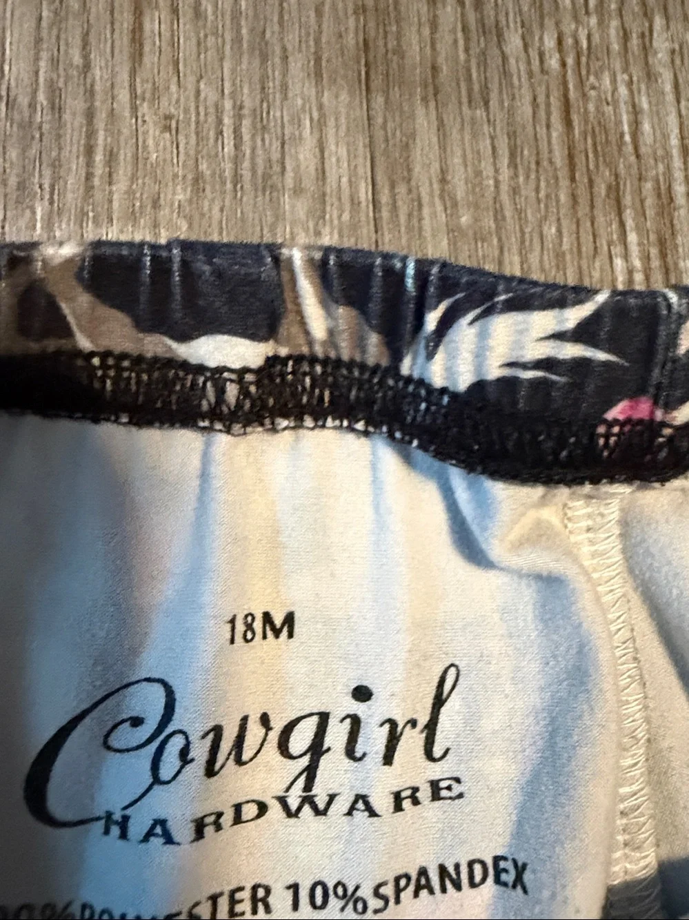 Cowgirl Hardware Girls' Black Horse Print Pajama Pants